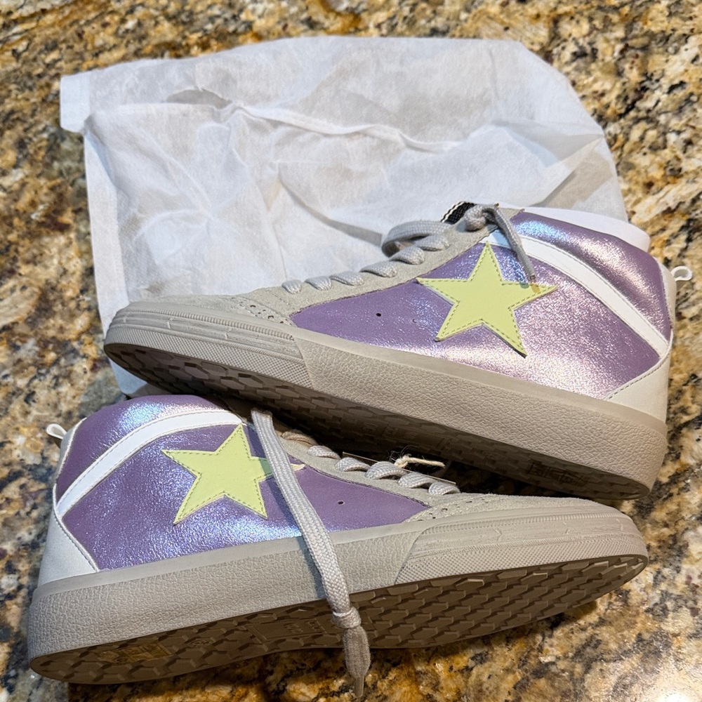 NWT ShuShop Purple Star Sneakers